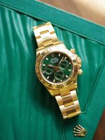 Rolex Cosmograph Daytona Oyster Yellow Gold Green Dial 116508-0013 Replica - Image 13