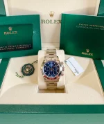 Rolex Cosmograph Daytona 116509 Blue Index Oyster White Gold Mens Watch - Image 2