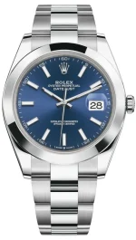Rolex Datejust 41 Stainless Steel Blue Dial Men's Watch M126300-0001