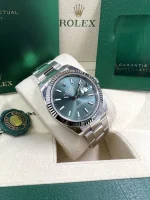 Rolex Datejust 41'Mint Green' 126334 Steel & White Gold - Image 7