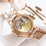 Patek Philippe Nautilus Ladies Rose Gold Blue Dial 7118 35.2mm - Image 9