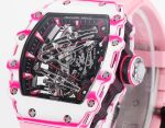 Richard Mille RM 38 02 Bubba Watson Tourbillon Pink Rubber Strap - Image 6