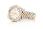 ICED OUT PRESIDENTIAL ROLEX DATEJUST II 41MM TWO TONE GOLD AUTOMATIC STAINLESS STEEL WATCH 22.00CT - Image 2