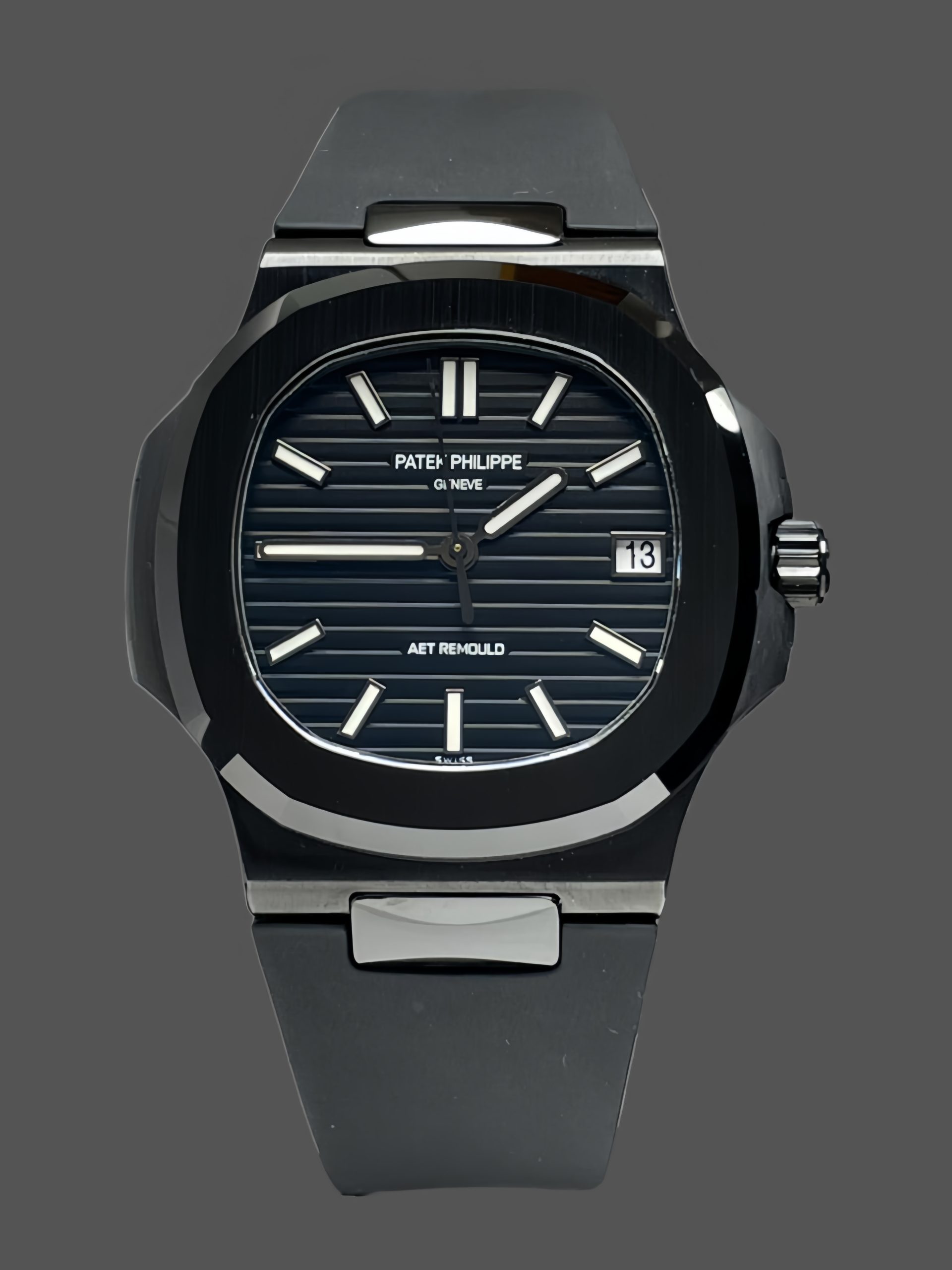 6044E97C-D8E8-D618-EAB2-35EE1107F37A Patek Philippe Nautilus Black Dial 5711 40MM Watch - Image 1