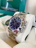 Rolex Cosmograph Daytona 116509 Blue Index Oyster White Gold Mens Watch - Image 17