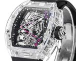 Richard Mille RM38-02 Tourbillon Movement Edition Crystal Black Rubber Strap - Image 6
