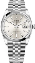 Rolex Datejust 36 Stainless Steel Silver Dial Women's Watch M126200-0001