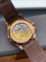 Replica Patek Philippe Aquanaut 5164R 001 Travel Time Rose Gold Mens Watch - Image 7
