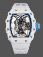 Richard Mille RM053-01 Pablo MacDonough Skeleton Dial White Rubber Strap