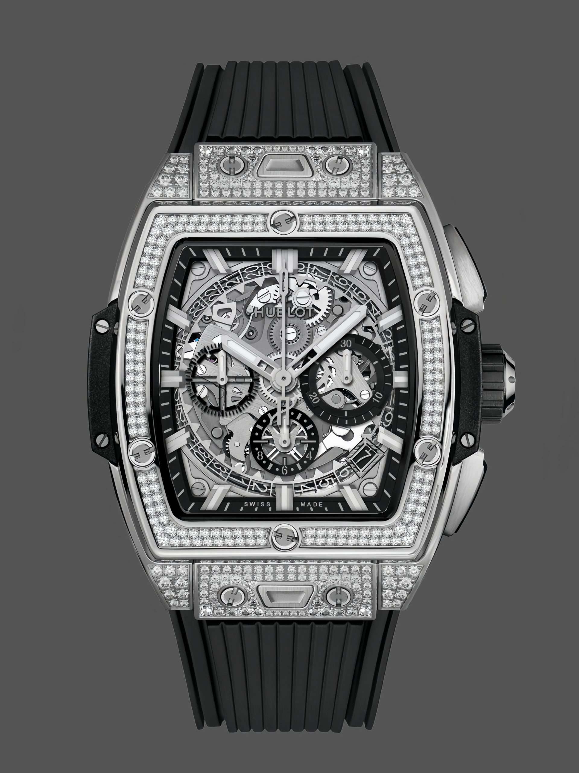 66BC6F75-4A57-8FB7-9C92-CF5DBD5A7E0B Hublot Spirit of Big Bang Titanium Pav 42 mm 642.NX.0170.RX.1704 - Image 1