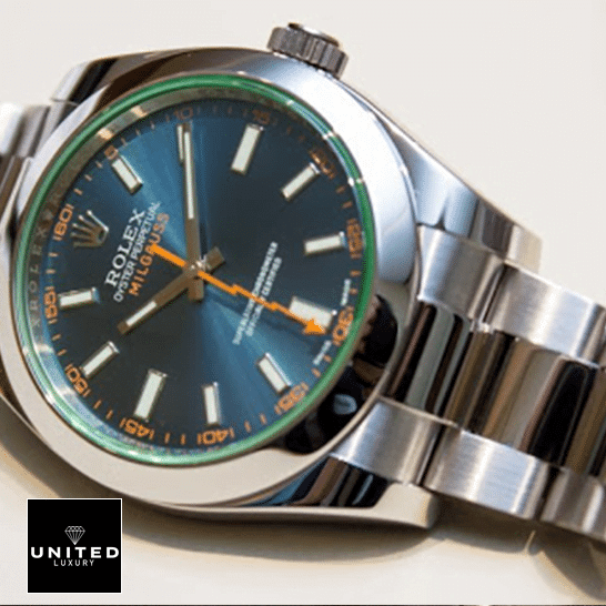 Rolex Milgauss 116400GV-0002 Green Sapphire Crystal Stainless Steel Oyster Bracelet Replica