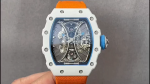Richard Mille RM053-01 Pablo MacDonough Skeleton Dial Orange Fabric Strap - Image 2