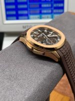 Replica Patek Philippe Aquanaut 5164R 001 Travel Time Rose Gold Mens Watch - Image 5