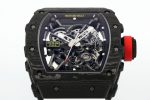 Richard Mille RM 035-02 Rafael Nadal NTPT Carbon on White Rubber Strap - Image 3