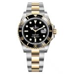 Rolex Submariner Date Two Tone Oyster Bracelet Men's Watch 126613LN