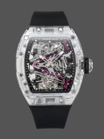 Richard Mille RM38-02 Tourbillon Movement Edition Crystal Black Rubber Strap
