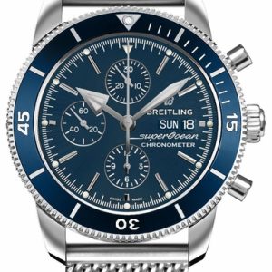 Superocean Heritage II Chronograph Blue Dial 44mm