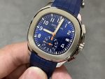 Replica Patek Philippe Aquanaut Blue 5968A 001 42mm Mens Watch - Image 4