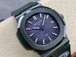 Patek Philippe Nautilus Green Rubber Blue Dial 5711 40MM Watch - Image 4