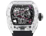 Richard Mille RM38-02 Tourbillon Movement Edition Crystal Black Rubber Strap - Image 4