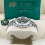 Rolex Datejust 36 Steel & White Gold Black Diamond Dial Women's Watch M126234-0027 - Image 5