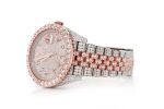 ROLEX DATEJUST DIAMOND 41MM TWO TONE AUTOMATIC STAINLESS STEEL MOISSANITE 22.30CT - Image 2