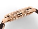 Patek Philippe Nautilus Moon Phases Rose & White Gold Slate Brown Dial 5712GR 001 - Image 5
