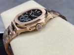 Patek Philippe Nautilus Moon Phase Rose Gold Black Dial 5712 1R 001 40MM - Image 7