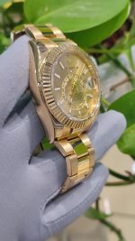 Rolex Sky-Dweller Champagne Dial, 18kt Yellow Gold Watch 326938-0003 - Image 3