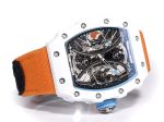 Richard Mille RM053-01 Pablo MacDonough Skeleton Dial Orange Fabric Strap - Image 7