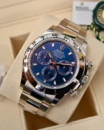 Rolex Cosmograph Daytona 116509 Blue Index Oyster White Gold Mens Watch - Image 10