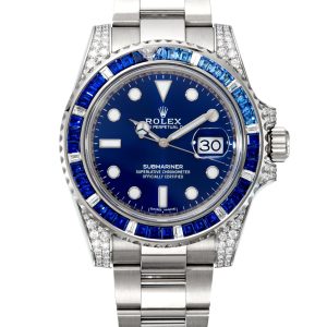 Rolex Submariner Date 18K White Gold Diamonds 116659 SABR