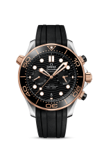 Seamaster Diver 300m CHRONOGRAPH Sedna™ Gold Black 44mm