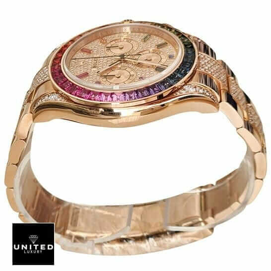 Rolex Daytona Rainbow Diamond Bezel Replica
