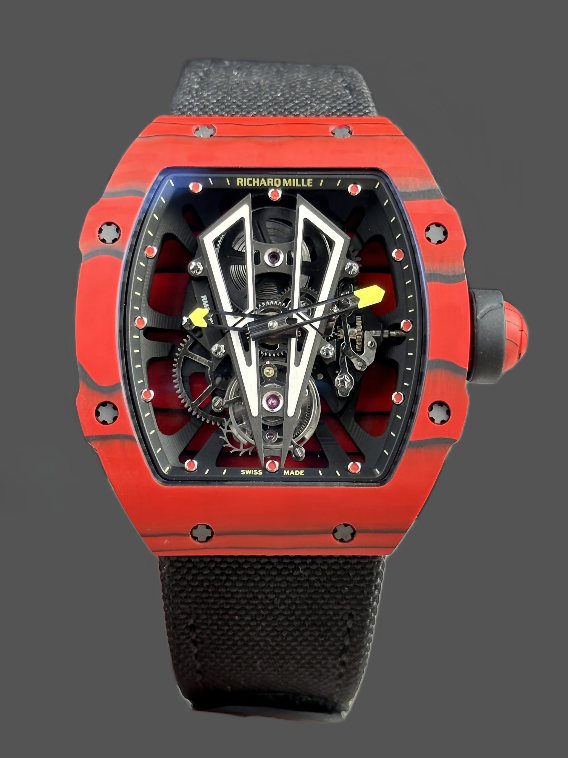 8F8F0138-73C5-D50D-62F8-29AD01905ED7 Richard Mille RM27-03 Tourbillon Rafael Nadal Red TPT Quartz Edition Red Carb - Image 1