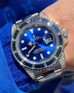 Rolex Submariner Date 18K White Gold Diamonds 116659 SABR - Image 8