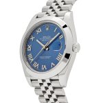 Rolex Datejust 41 Stainless Steel Blue Roman Dial Jubilee Bracelet Men's Watch M126300-0018 - Image 5