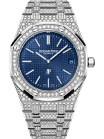 ROYAL OAK Blue Dial White Gold Bracelet