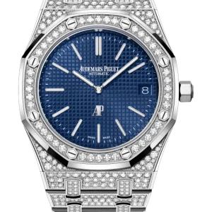 ROYAL OAK Blue Dial White Gold Bracelet