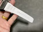 Richard Miller RM055 NTPT Carbon Fiber White Rubber Strap - Image 9