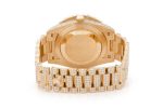 ROLEX DAY-DATE 40MM YELLOW GOLD AUTOMATIC STAINLESS STEEL WATCH FULL ICED MOISSANITE 23.00CT - Image 4