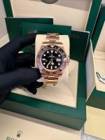 Rolex GMT-Master II 40mm Root Beer Black Dial Oyster Bracelet 18k Rose Gold Watch 126715chnr-0001 - Image 5
