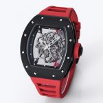 Richard Miller RM 055 RMUL2 NTPT Carbon Fiber Red Rubber Strap - Image 3