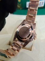 Rolex GMT-Master II 40mm Root Beer Black Dial Oyster Bracelet 18k Rose Gold Watch 126715chnr-0001 - Image 6