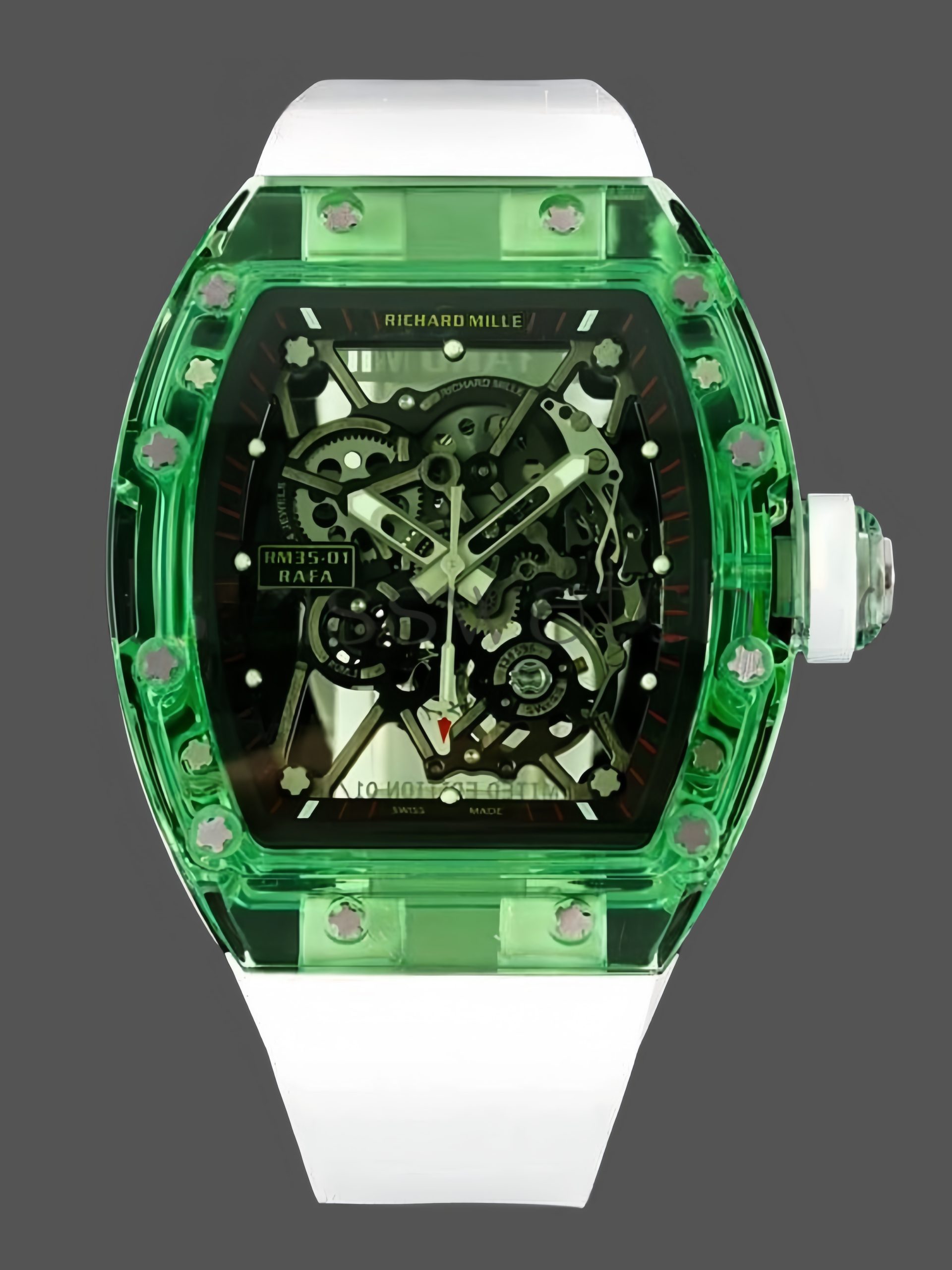 99EF22FC-9373-26D9-5523-20216B64A56C Richard Mille RM35-01 Transparent Tourbillon 1:1 Replica Watch - Image 1