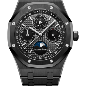 AP Royal Oak Black Steel Watch 41mm