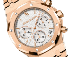 ROYAL OAK Pink Gold Silver-Toned Dial CHRONOGRAPH 41mm - Image 2