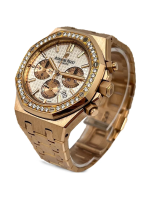 Audemars Piguet Royal Oak 26315OR.ZZ.1256OR.01 Chronograph Rose Gold Silver Dial Diamond Bezel - Image 4