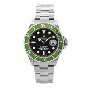 Rolex Submariner Date Kermit Stainless Steel Black Dial 16610LV