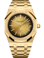 ROYAL OAK "JUMBO" Smoked Yellow Gold-Toned Dial 39mm